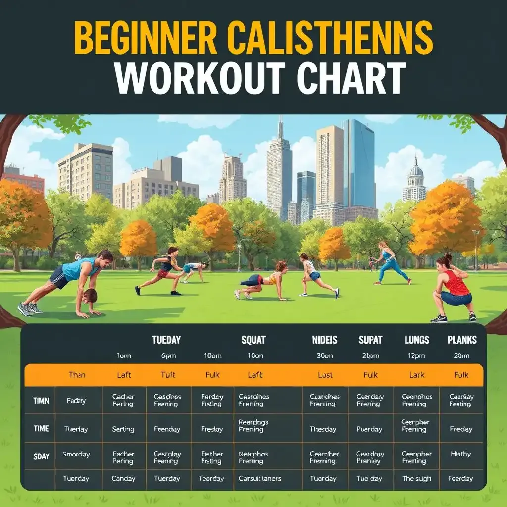 Calisthenics Workout Chart Beginners Guide