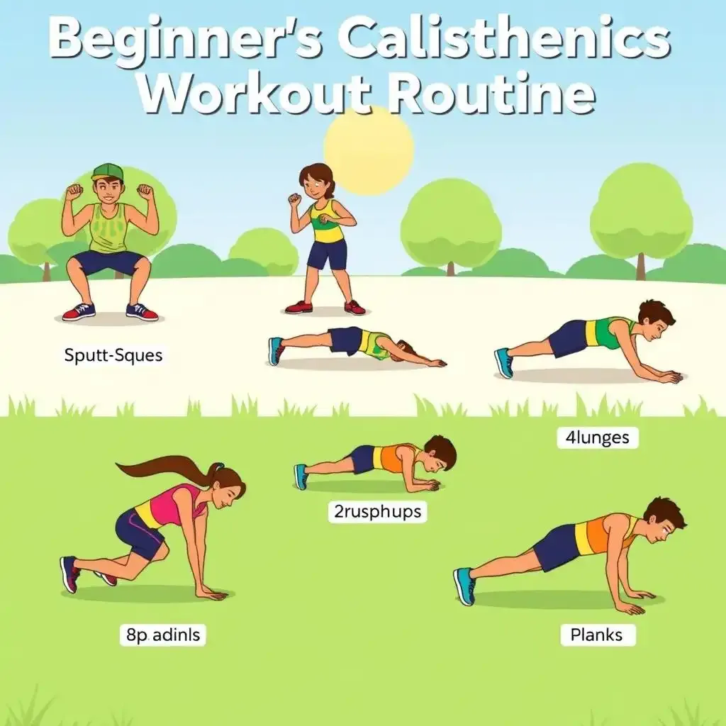 Calisthenics Workout List Beginner Bodyweight Exercises