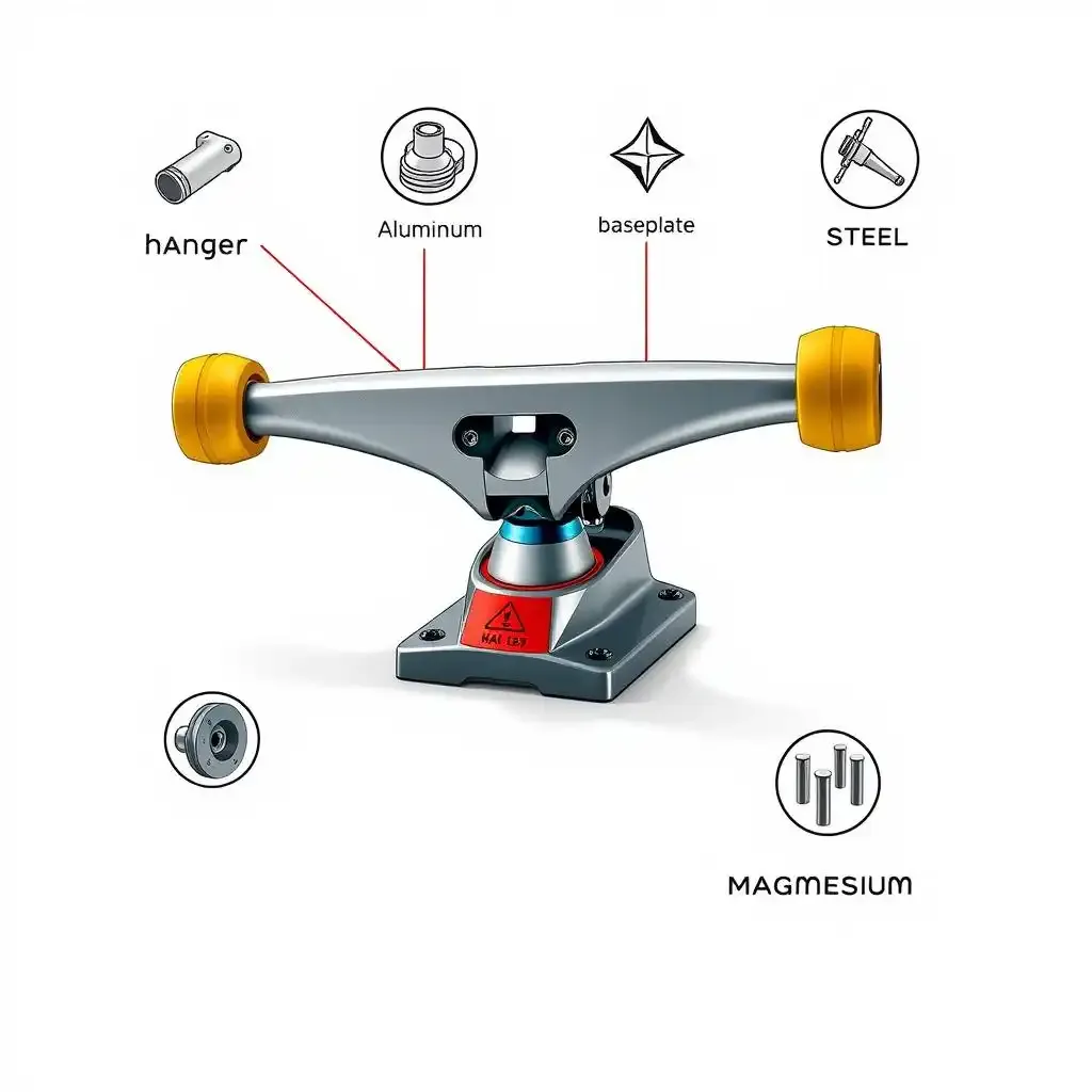 Common Materials What Are Skateboard Trucks Made Of