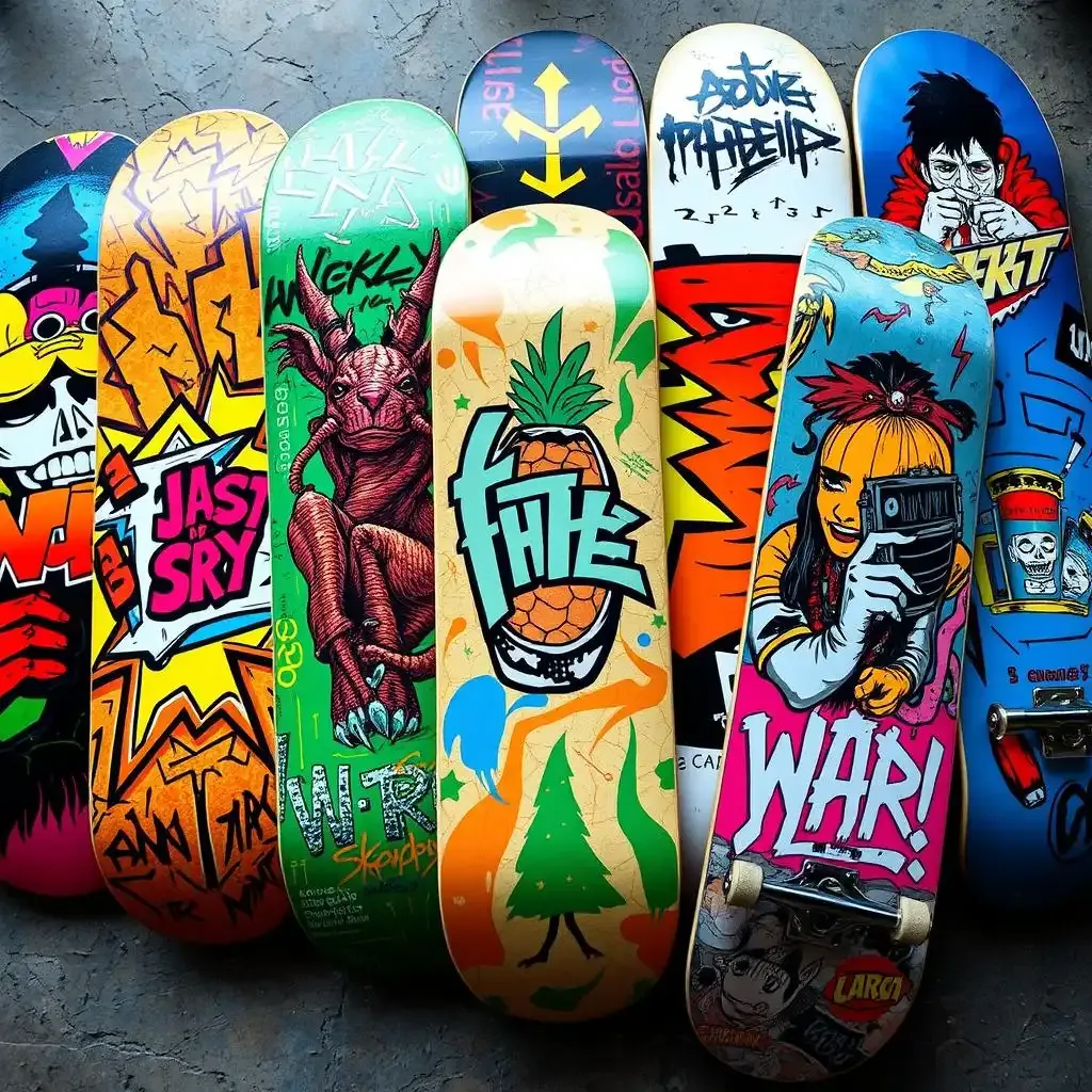 Exploring Different Styles And Artists In Skateboard Art