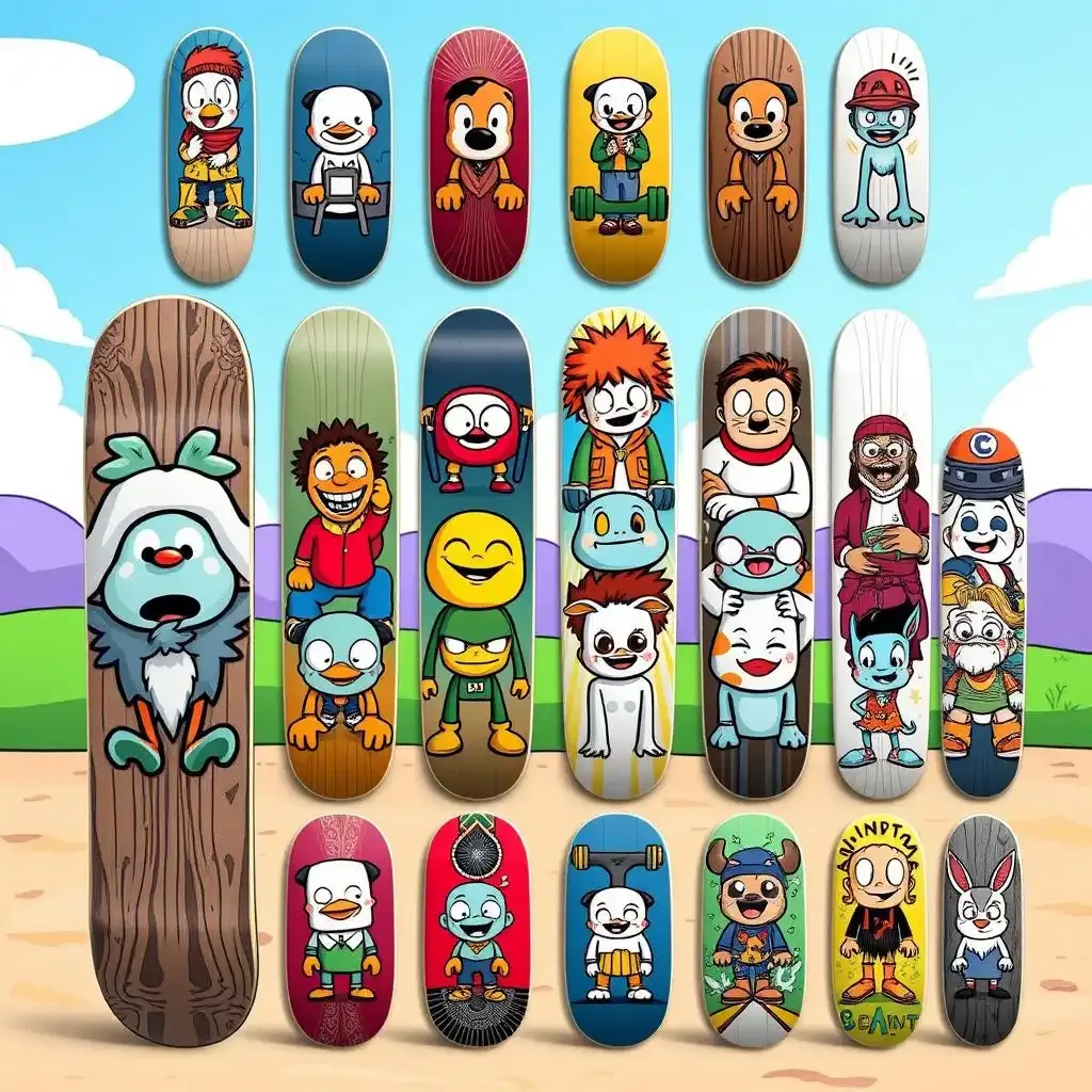 Exploring Different Types Of Cartoon Skateboard Art
