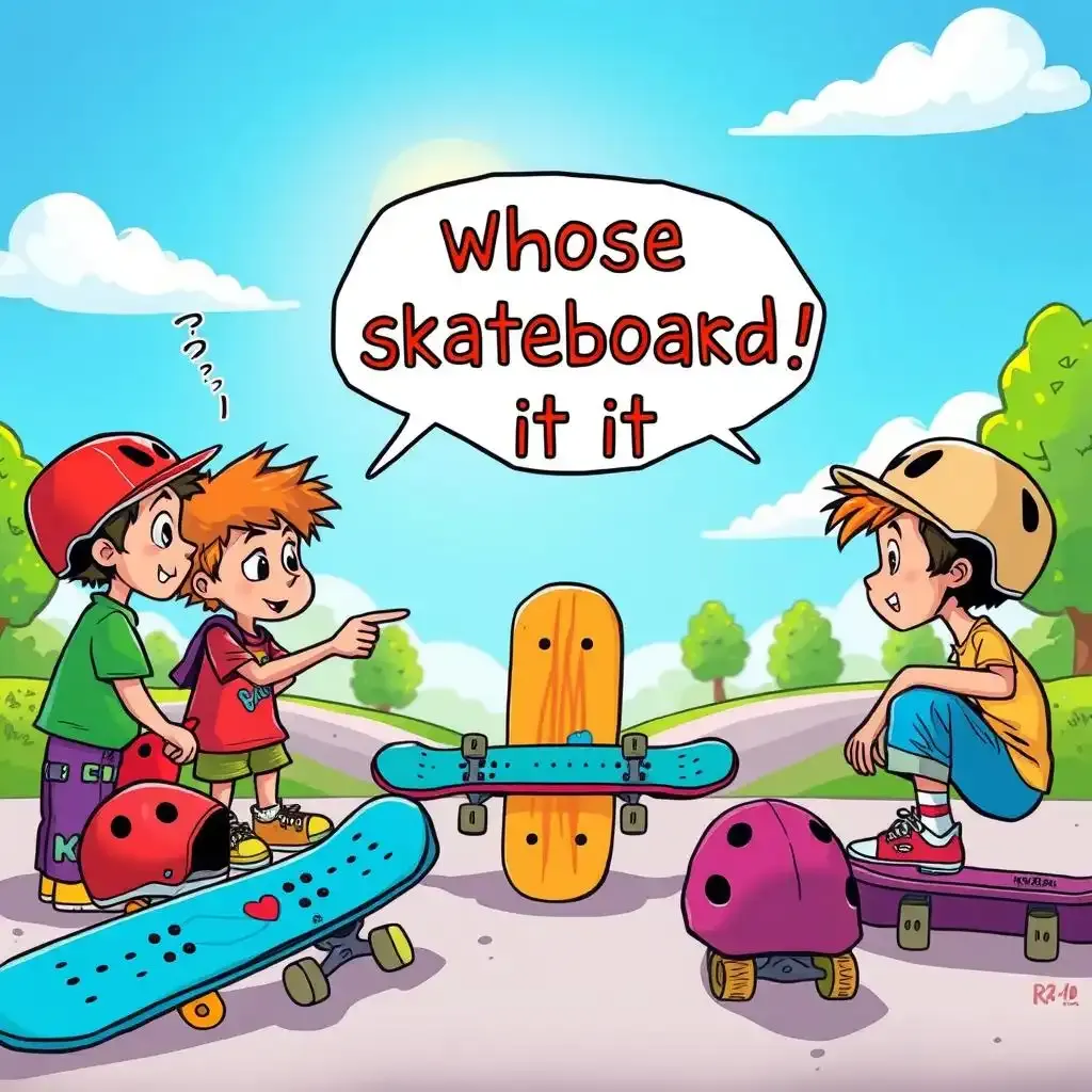 Finding Whose Skateboard A Pronoun Puzzle