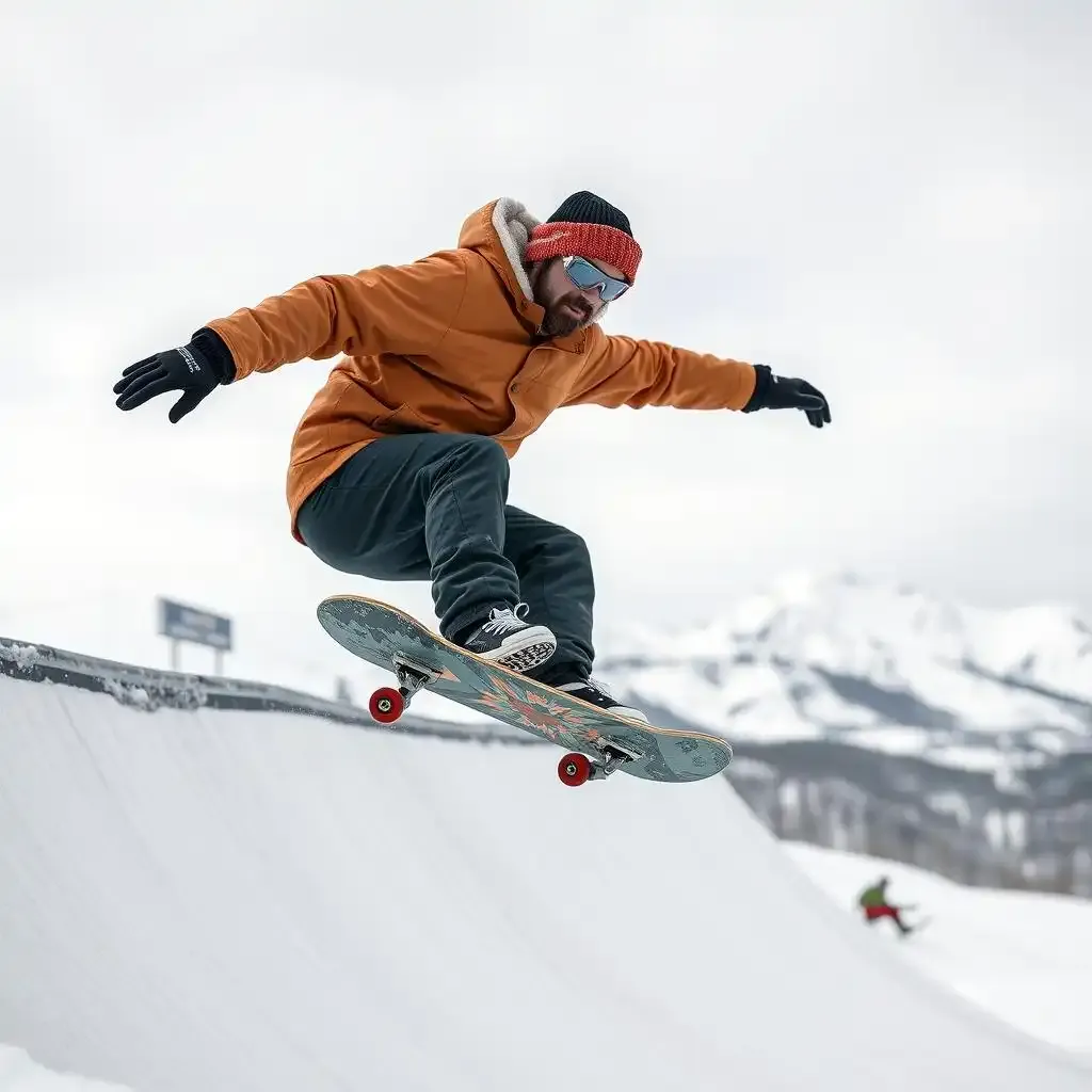Getting Ready For Winter Skateboarding To Prepare For Snowboarding