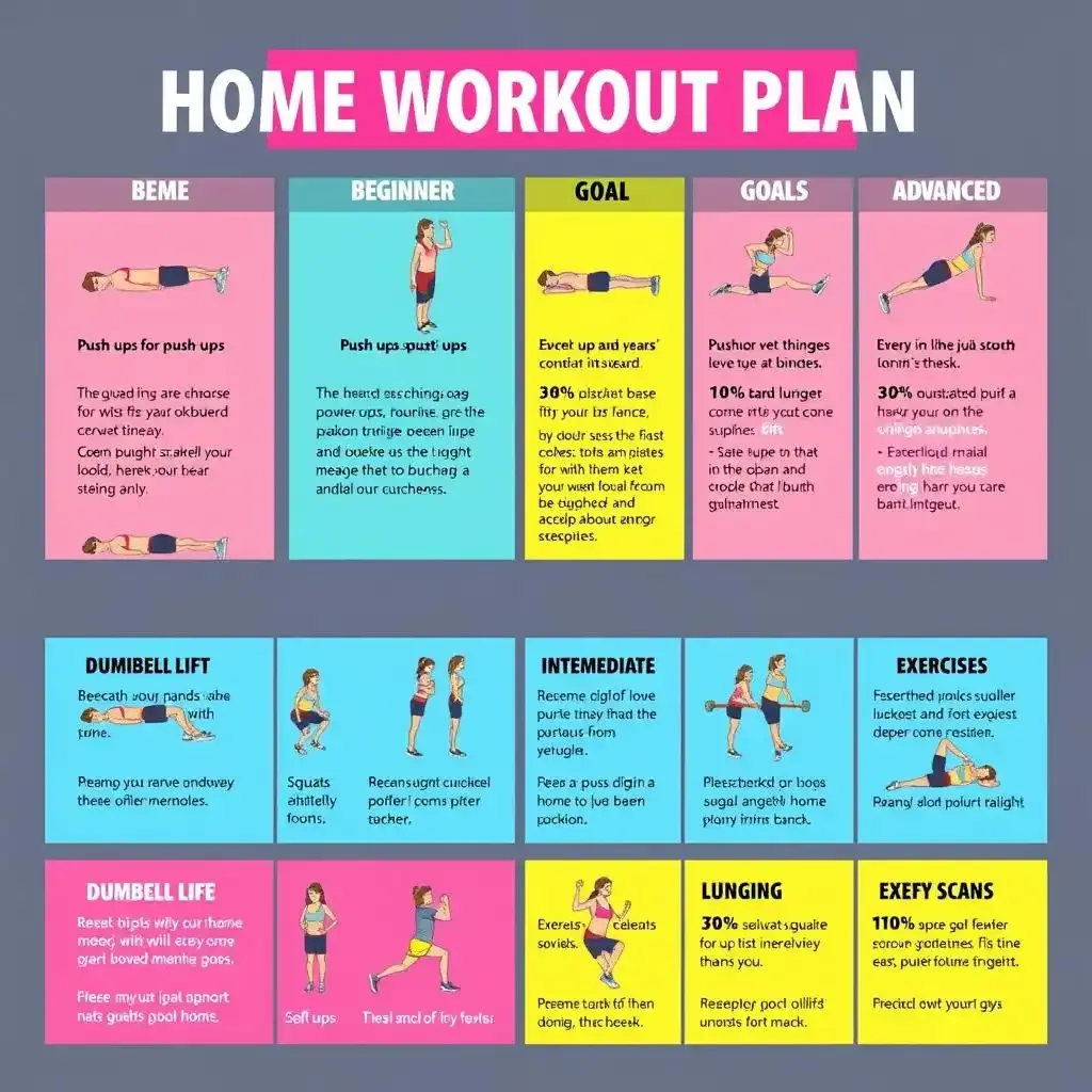 Home Workout Plan Options Based On Your Current Fitness Level And Goals