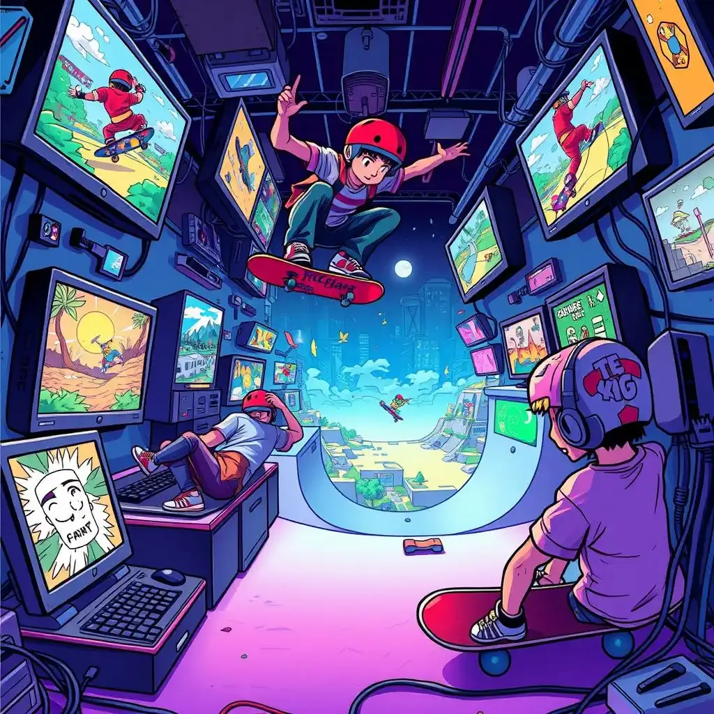 Kickflips And Pixels Exploring Different Types Of Skateboard Games Online