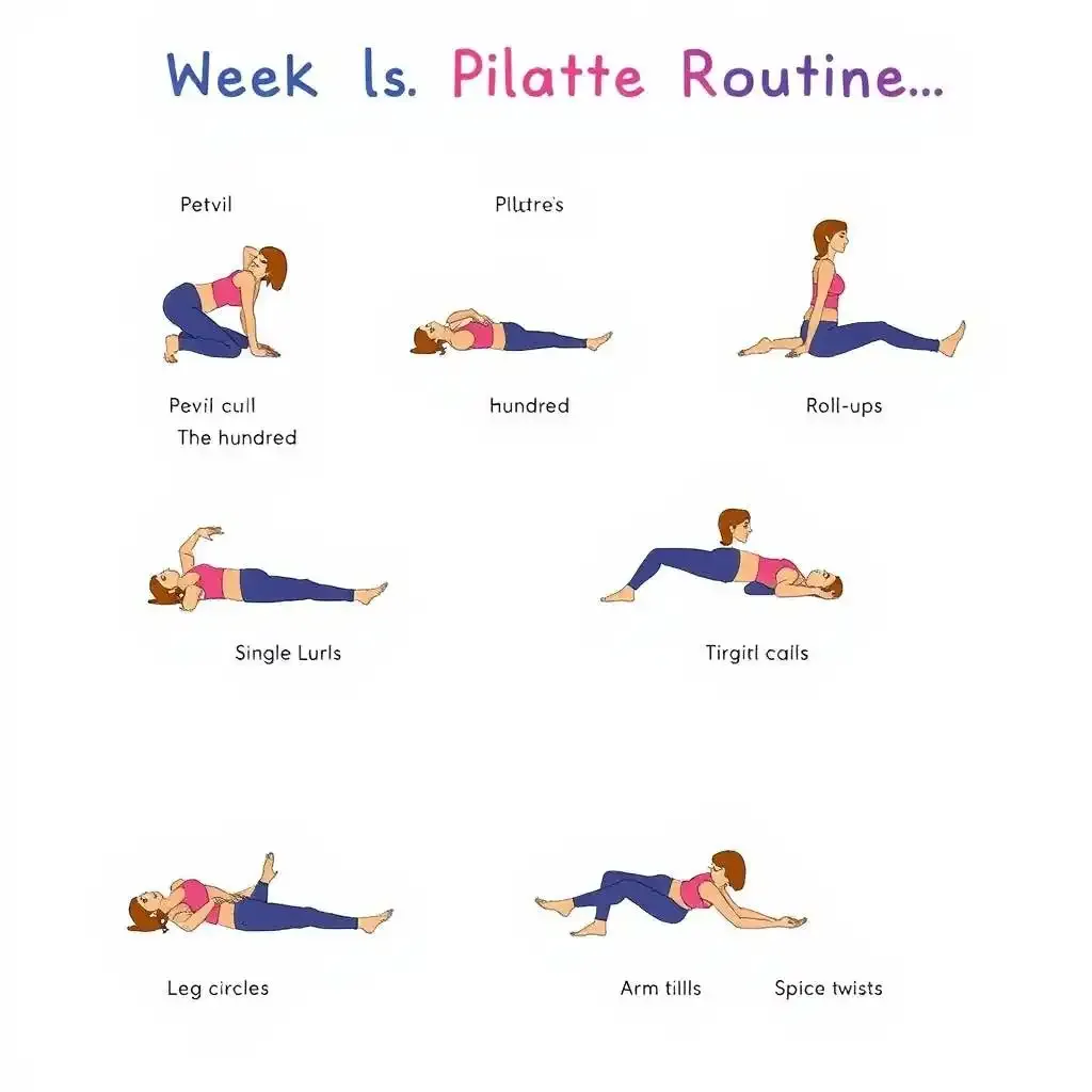 Pilates Exercises at Home: A WeekLong Routine