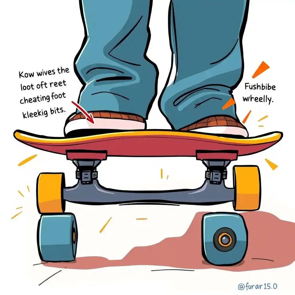 Pushing And Foot Clearance Longboard Trucks On Skateboards