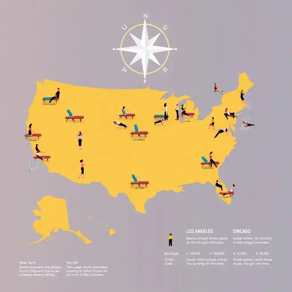 Studio Pilates Locations City By City Breakdown