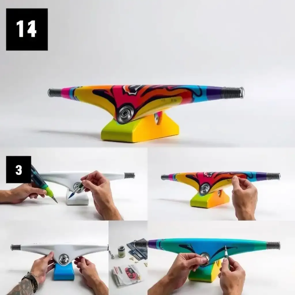 The Step By Step Guide To Painting Skateboard Trucks