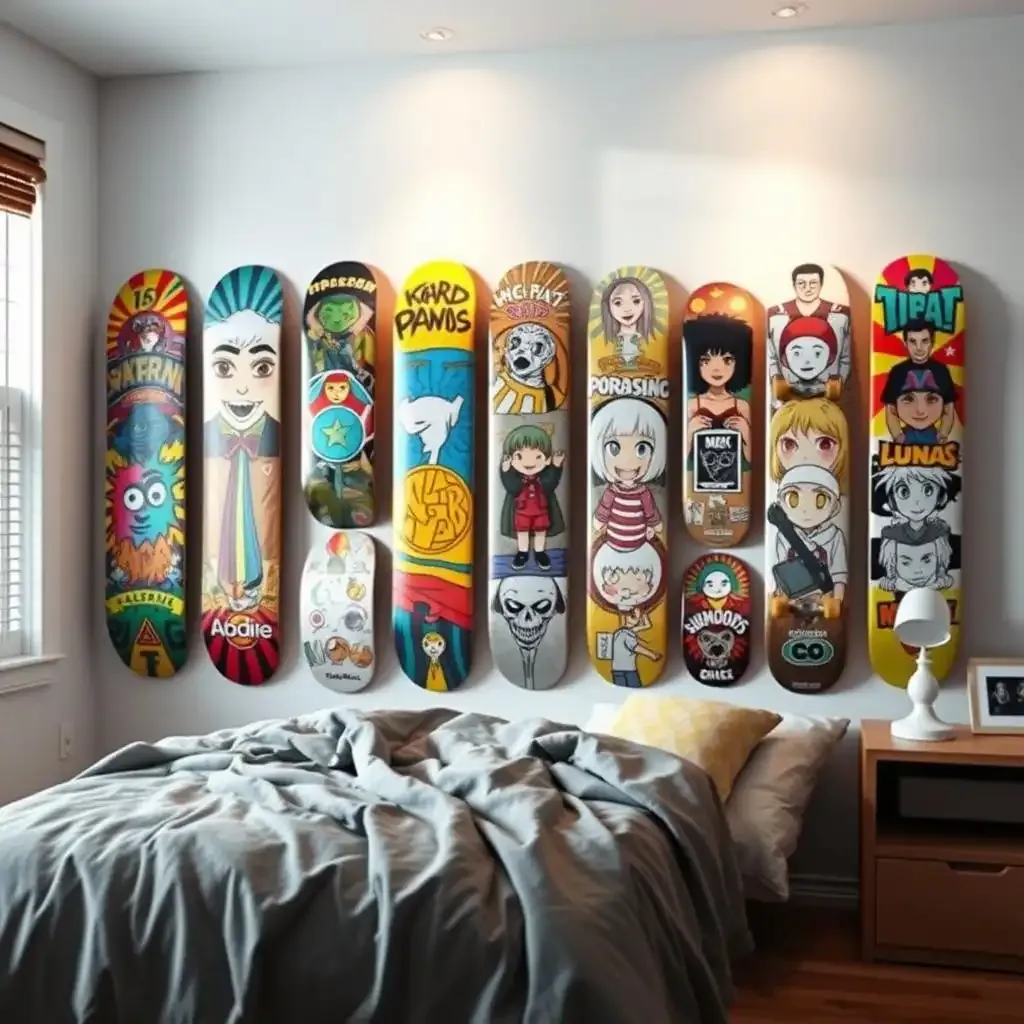 Unique Skateboard Art Wall Ideas Finding Your Style