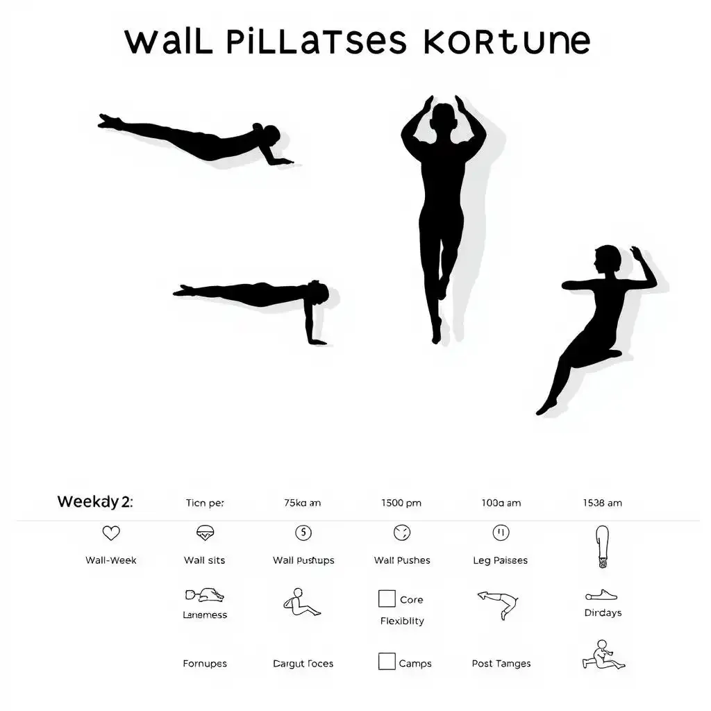 Wall Pilates Challenge Workouts: Sample Exercises and Weekly Schedules