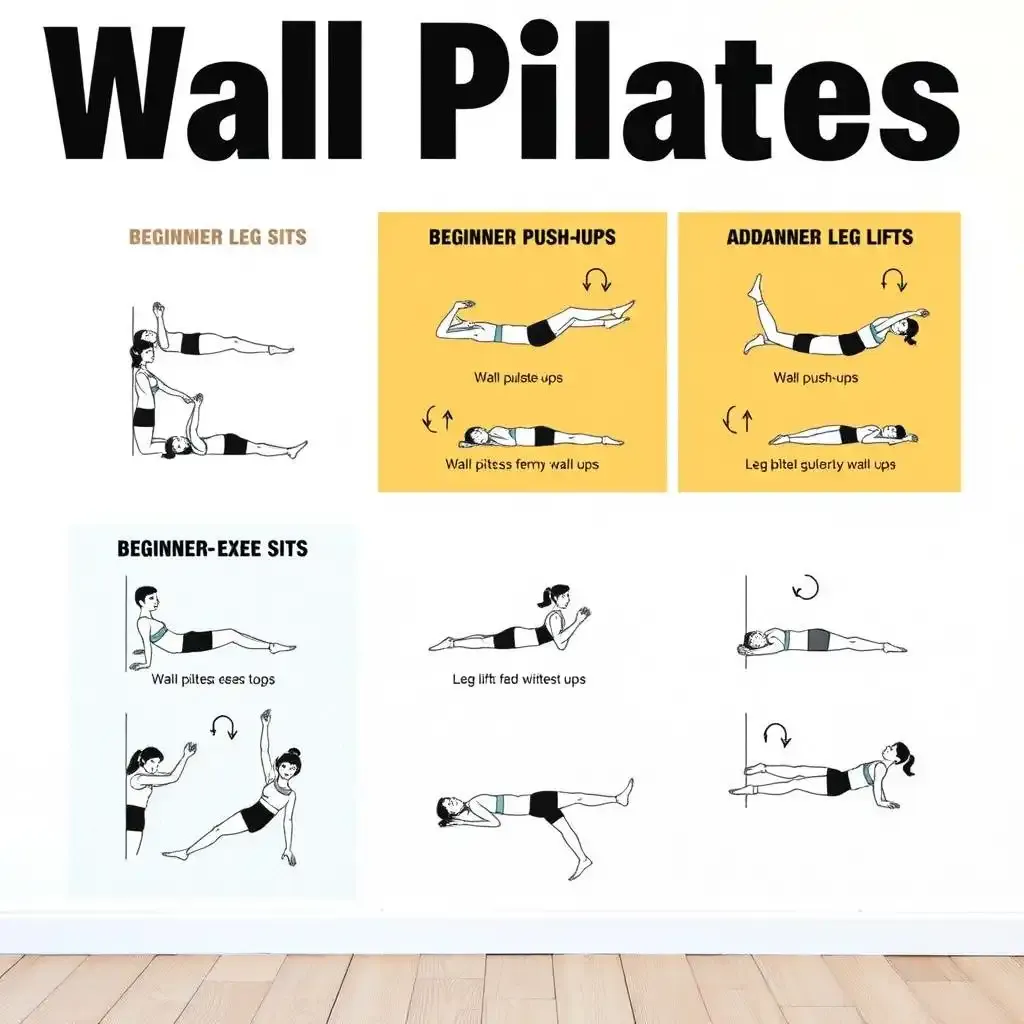 Wall Pilates for Different Fitness Levels: Modifications and Progressions